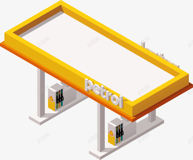 加油站元素png免抠素材_新图网 https://ixintu.com png 亚洲建筑 元素 加油站 卡通 建筑