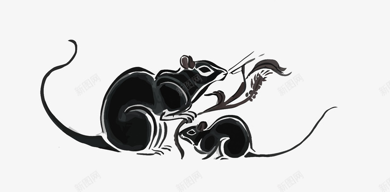 老鼠矢量图图标eps_新图网 https://ixintu.com 中国风 动物 卡通老鼠 手绘老鼠 矢量老鼠 老鼠 矢量图
