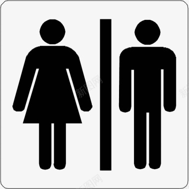 女士摄影师男女厕所标志图标图标