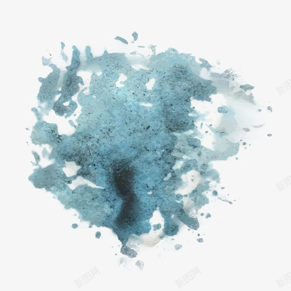 蓝色喷绘涂鸦png免抠素材_新图网 https://ixintu.com 喷涂 喷绘 涂鸦 蓝色 颜料
