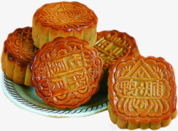 中秋传统美食月饼素材