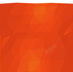 橙红色背景图橙红色简约几何色块背景高清图片