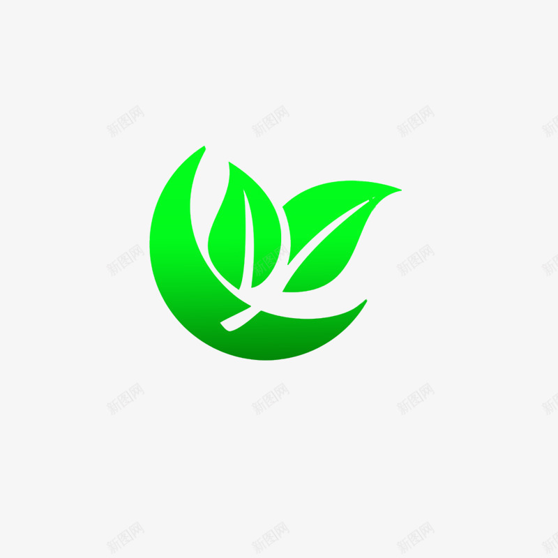 logologo边框花纹图标png_新图网 https://ixintu.com logo素材 logo设计 logo边框 企业logo设计 绿色 花纹 茶叶