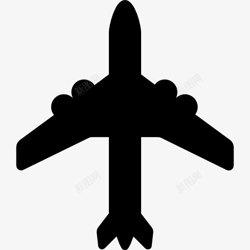 喷气发动机图标png_新图网 https://ixintu.com 机场 空军 运输 飞机