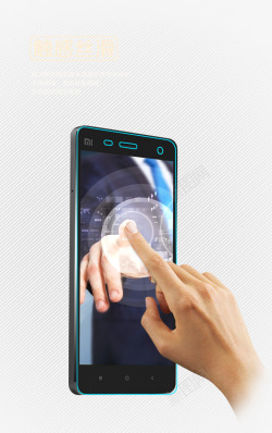 手模型手机贴膜钢化膜高清图片
