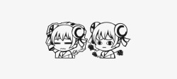 卡通小女生素材