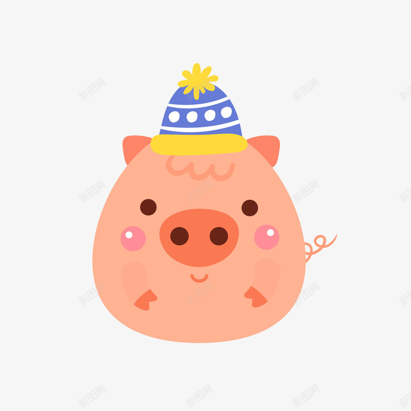 卡通pig圣诞节新年可爱矢量图eps免抠素材_新图网 https://ixintu.com pig 卡通可爱 卡通矢量 圣诞节 圣诞节矢量 新年卡通 矢量卡通 矢量图