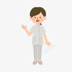 讲话的小人素描手绘女孩图标高清图片
