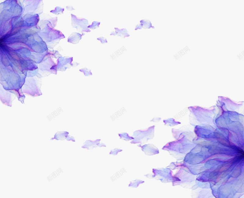 婚庆装饰花朵png免抠素材_新图网 https://ixintu.com 婚庆 浪漫 紫色 背景装饰 花朵 鲜花