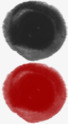 红色黑色墨点png免抠素材_新图网 https://ixintu.com 墨点 红色 黑色