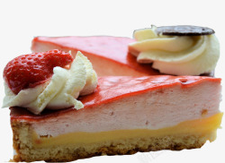 草莓奶酪水果三明治高清图片