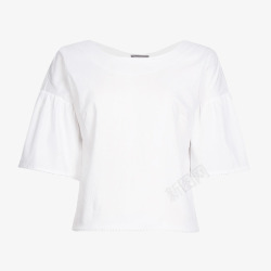 时尚感流行白色简约衬衫素材