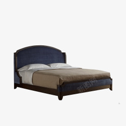 新古典双人床贝克实木家具双人床高清图片