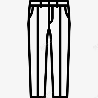 牛津波的西装裤图标图标