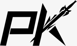 PK黑色字体素材