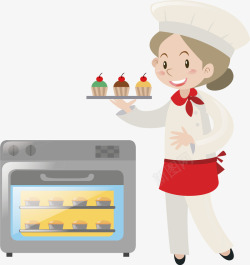 烤箱免抠烤箱做蛋糕高清图片