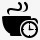 咖啡时钟SimpleBlackiPhoneMiniic图标图标