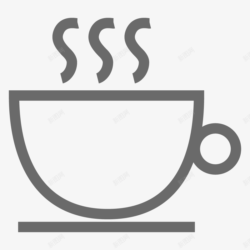 咖啡杯FoodBeverageLineicons图标png_新图网 https://ixintu.com coffee cup 咖啡 杯