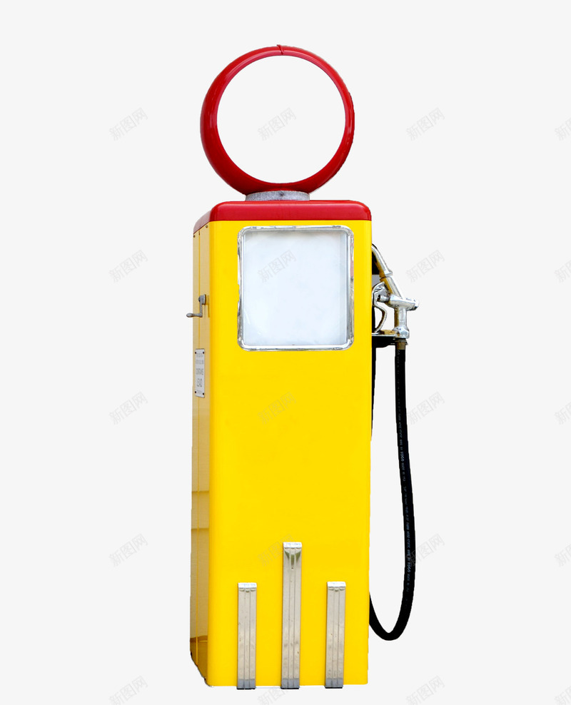 黄色的加油机png免抠素材_新图网 https://ixintu.com 加油站 汽油 汽车 黄色