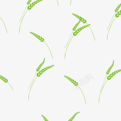 绿色的花壁纸麦穗高清图片