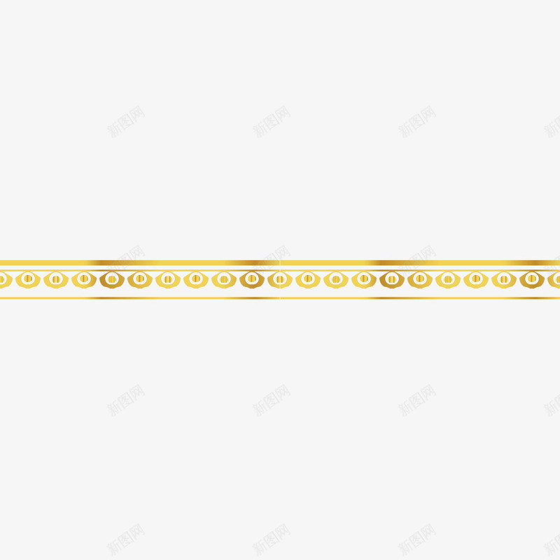 金色丝带png免抠素材_新图网 https://ixintu.com 丝带素材 装饰图案 金以边线 金色丝带
