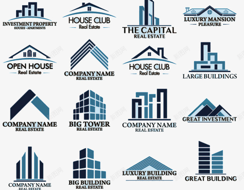 建筑图集图标png_新图网 https://ixintu.com 平面图 建筑 建筑图标 建筑平面图 建筑设计 建筑设计效果图 彩图 房屋建筑 景观设计 标志图标 环境设计 规划 设计