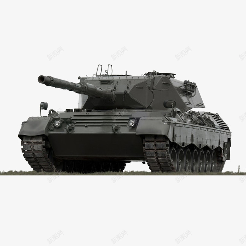 黑色大坦克png免抠素材_新图网 https://ixintu.com 坦克 装甲车 陆地坦克 黑色战车