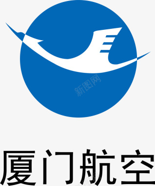 厦门航空logo矢量图图标图标