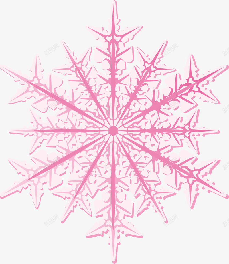 粉红色镂空雪花图矢量图ai免抠素材_新图网 https://ixintu.com 氛围包装 浪漫冬雪 浪漫雪花 淡蓝色 精致的雪花 花纹底纹 蓝色雪花 蕾丝雪花 装饰图案 雪花 雪花图案 雪花装饰 飘落的雪花 矢量图