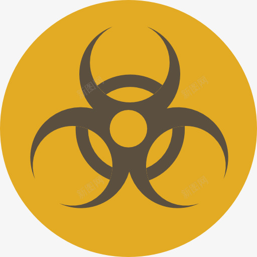 生化危机图标png_新图网 https://ixintu.com 危险 危险迹象 有毒 生物信号