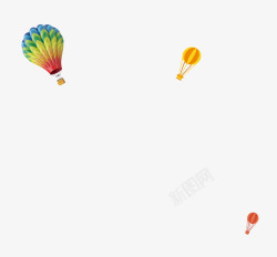 热闹节日节日元素气球高清图片