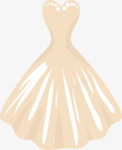 黄色婚礼长裙婚纱素材
