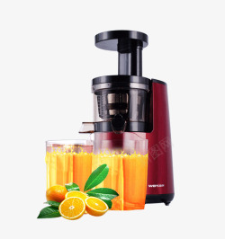 橙汁机双螺旋挤压榨汁机高清图片