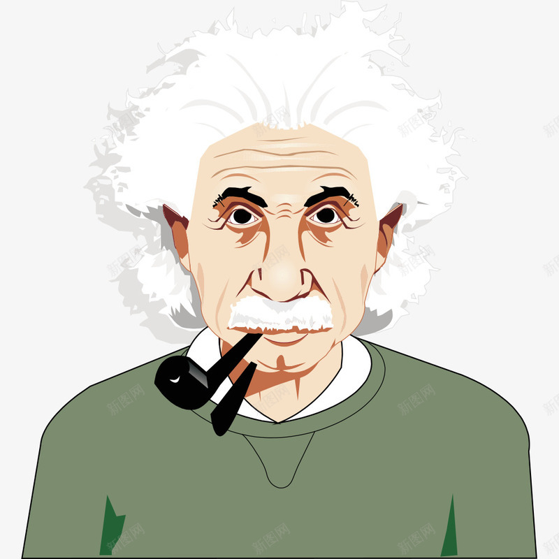 爱因斯坦画像png免抠素材_新图网 https://ixintu.com 人物 伟人 爱因斯坦 爱因斯坦素材 画像 矢量老人 科学家