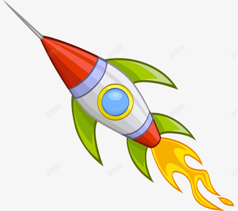 儿童画插画外星火箭png免抠素材_新图网 https://ixintu.com 儿童画 外星系列 插画