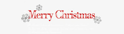 红色文字效果创意合成文字圣诞节快乐素材