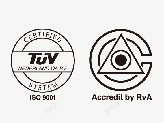 ISO9001矢量图图标eps_新图网 https://ixintu.com ISO9001 认证标志 认证标识 矢量图