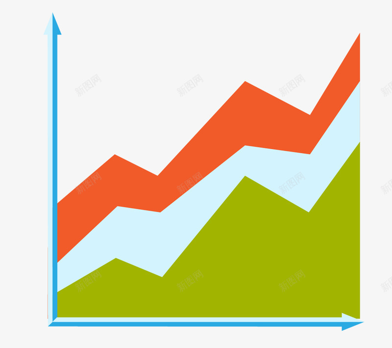 折线数据图png免抠素材_新图网 https://ixintu.com 坐标轴 折线 数据 矢量素材