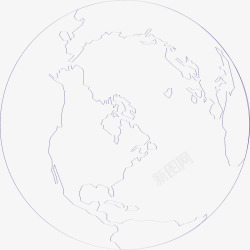 全球信息科技地球元素矢量图高清图片