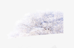 雪地树背景素材