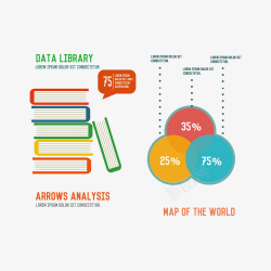 书和数据分析图素材