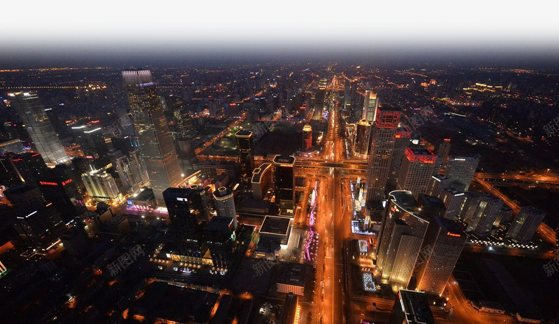 北京夜景俯视图png免抠素材_新图网 https://ixintu.com 城市俯视图 城市夜景 城市夜景俯视图