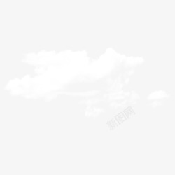 云彩火箭漂浮的云白云笔刷高清图片