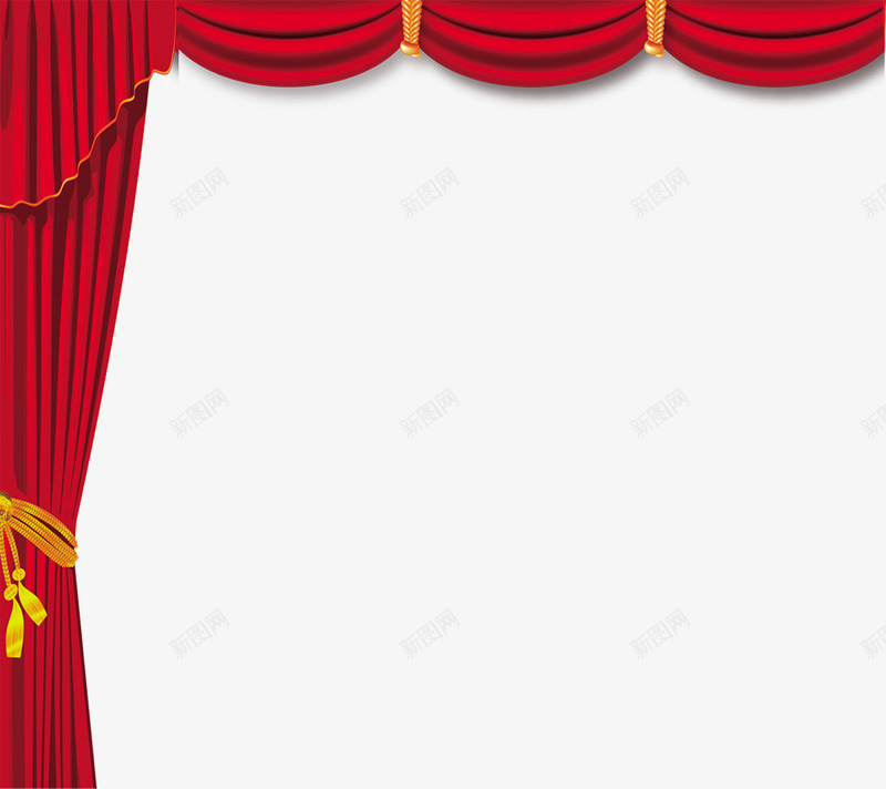 大红色窗帘婚庆背景片png免抠素材_新图网 https://ixintu.com 图片 婚庆 窗帘 红色 背景 设计