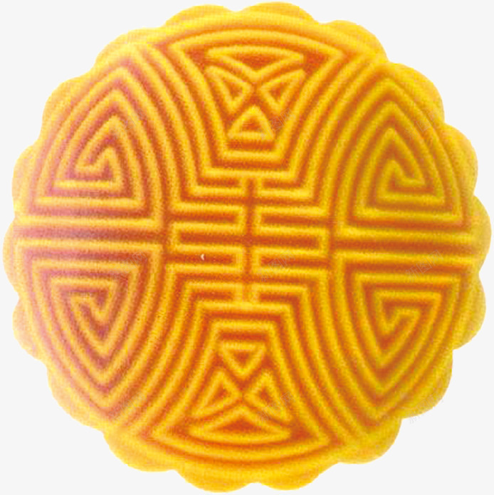 圆形金色月饼样式png免抠素材_新图网 https://ixintu.com 圆形 月饼 样式 金色