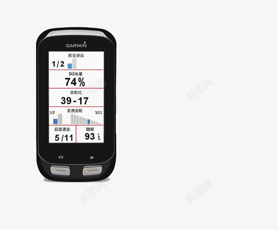 Garmin旗舰GPS自行车码表png免抠素材_新图网 https://ixintu.com 导航 码表 踏频心率 车身装备