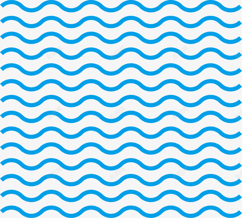 蓝色曲线海浪背景png免抠素材_新图网 https://ixintu.com 6月8号 世界海洋日 大海 浪花曲线 海浪背景 自然 边框纹理