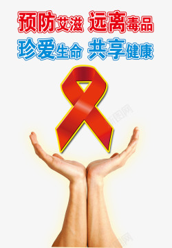 海报艾滋病世界艾滋病日海报高清图片