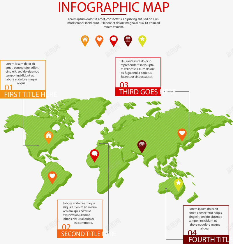 手绘地图数据分析png免抠素材_新图网 https://ixintu.com PPT 分析 地图 坐标 扁平 手绘 数据