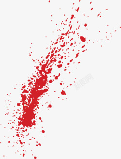 鲜红血点向上喷溅的血迹高清图片